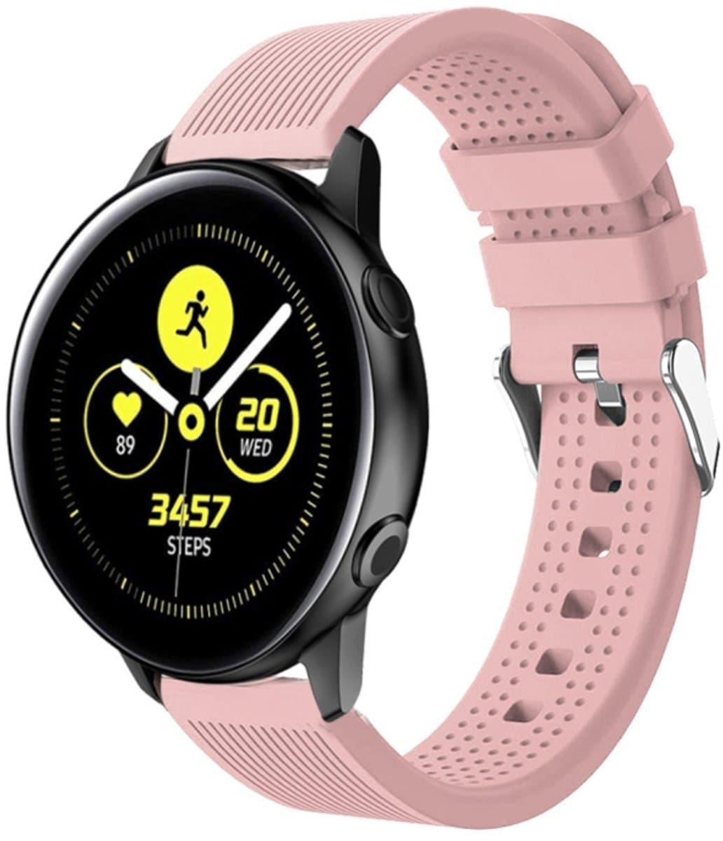 Smart Watch siliconen polsband horlogeband voor Garmin Vivoactive 3 (roze)