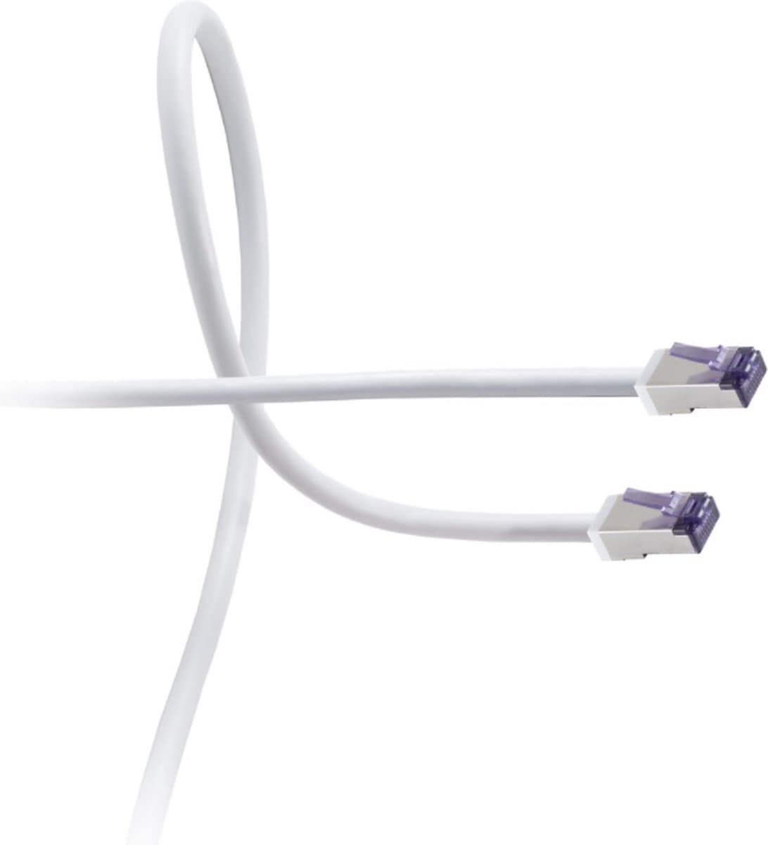Flexline S/FTP CAT6a 10 Gigabit netwerkkabel / grijs - PVC - 50 meter
