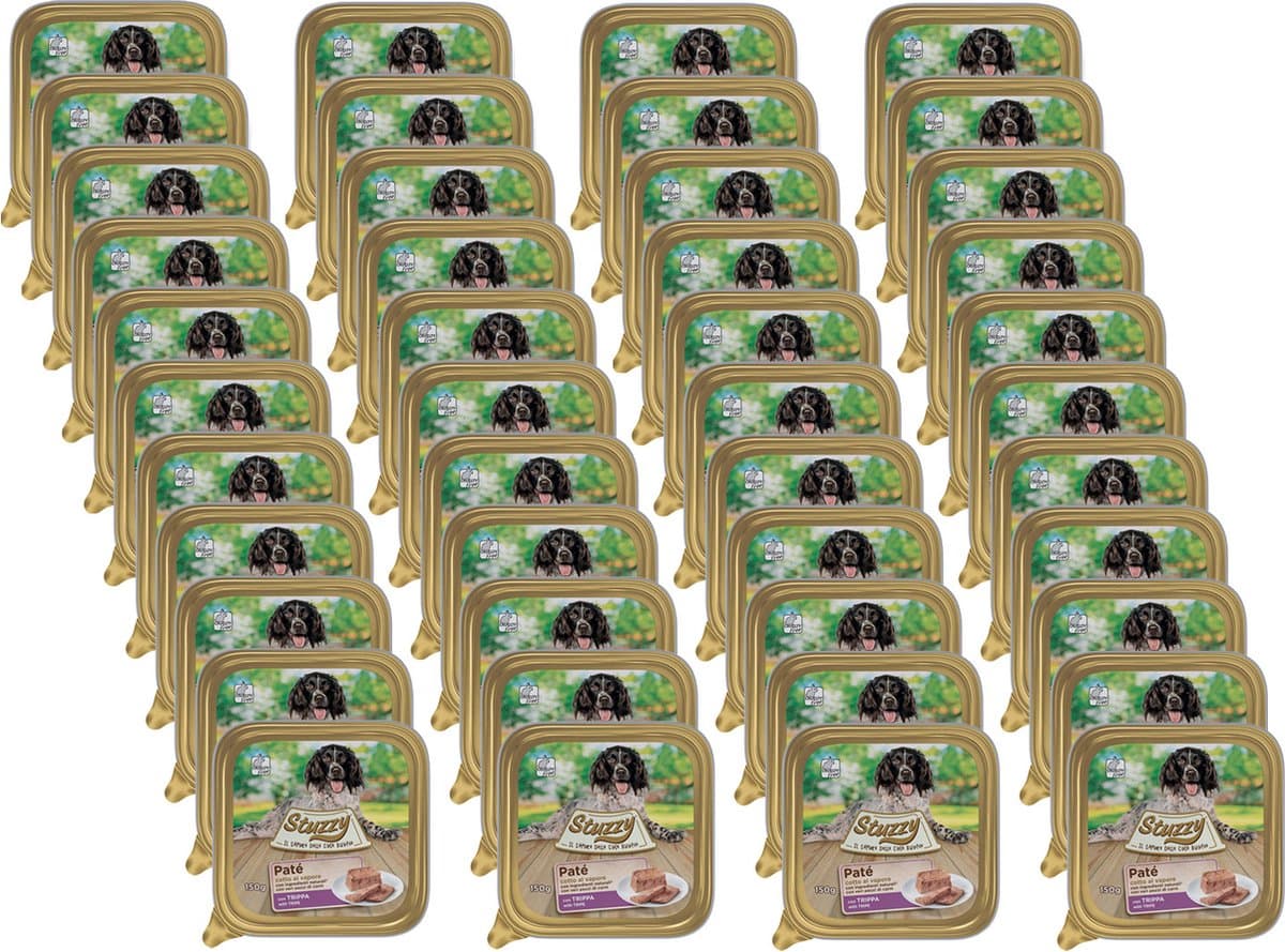 Mister Stuzzy Dog Paté 150 g - Hondenvoer - 44 x Pens