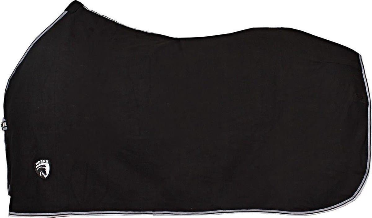 Fleece deken polar (zwart) - Horka 165/215