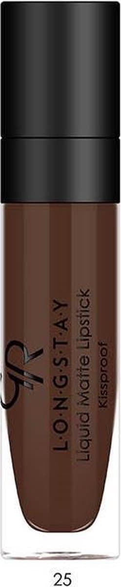 Golden Rose - Longstay Liquid Matte Lipstick 25 - Bruin - Kissproof