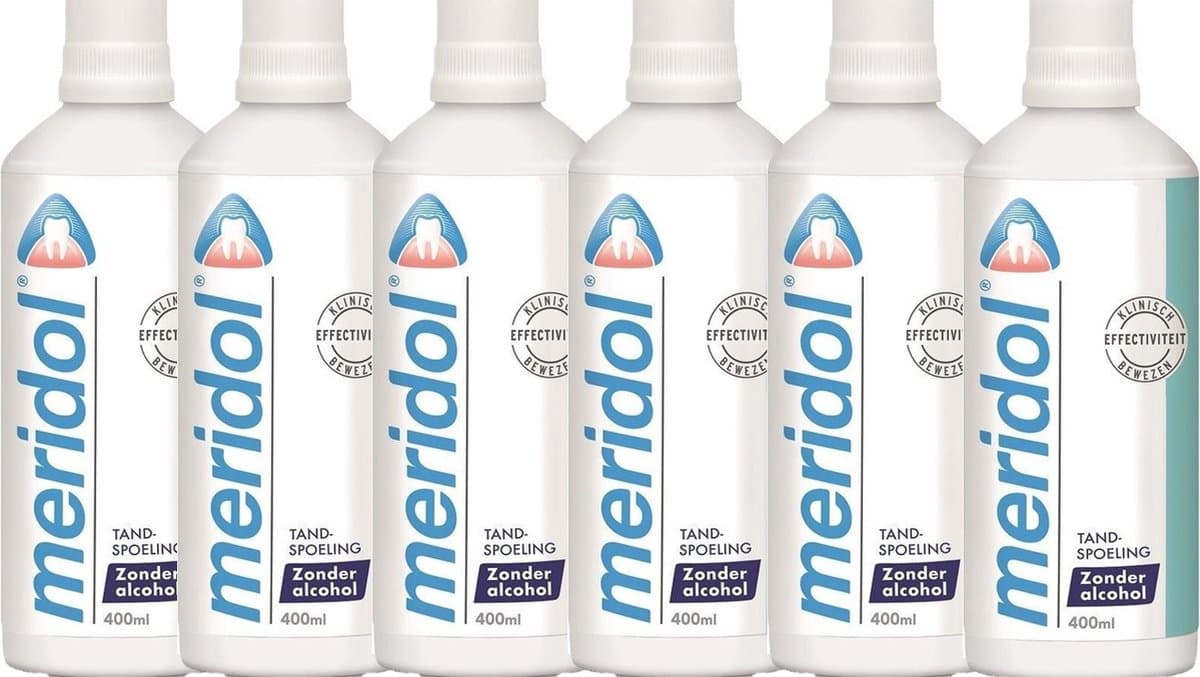 Meridol Mondspoeling Voordeelverpakking 6 x 400ml