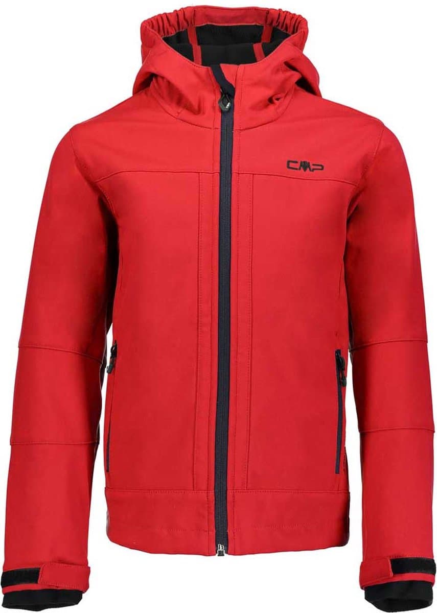 Cmp Fix Hood 3a00094 Softshelljack Rood 24 Months Kinderen