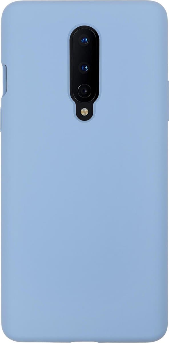 BMAX Siliconen hard case hoesje geschikt voor Oneplus 8 - Hard Cover - Beschermhoesje - Telefoonhoesje - Hard case - Telefoonbescherming - Blauw