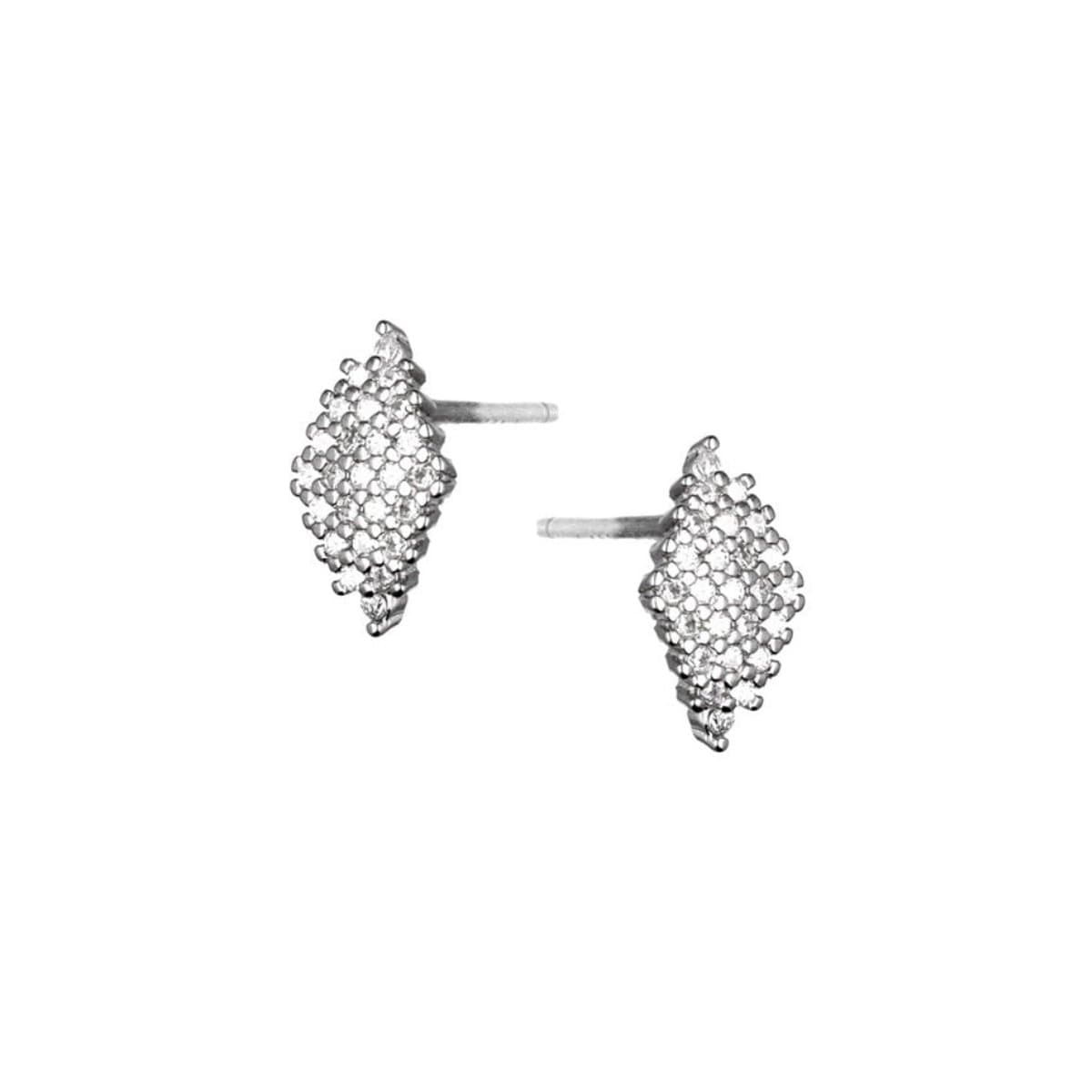 Zilver Zirconia Oorstekers - Zilveren Oorbellen - Zilver 925 - Amona Jewelry