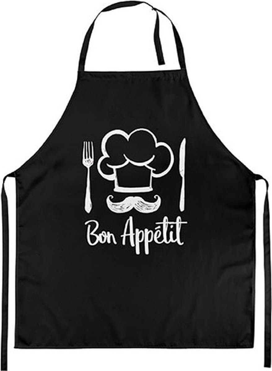 Ambiente Schort Chef Black Bon Appétit