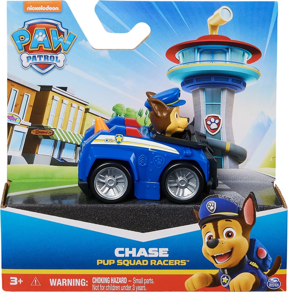 Spin Master Paw Patrol Pup Squad Racers Voertuig - 6 cm, Blauw