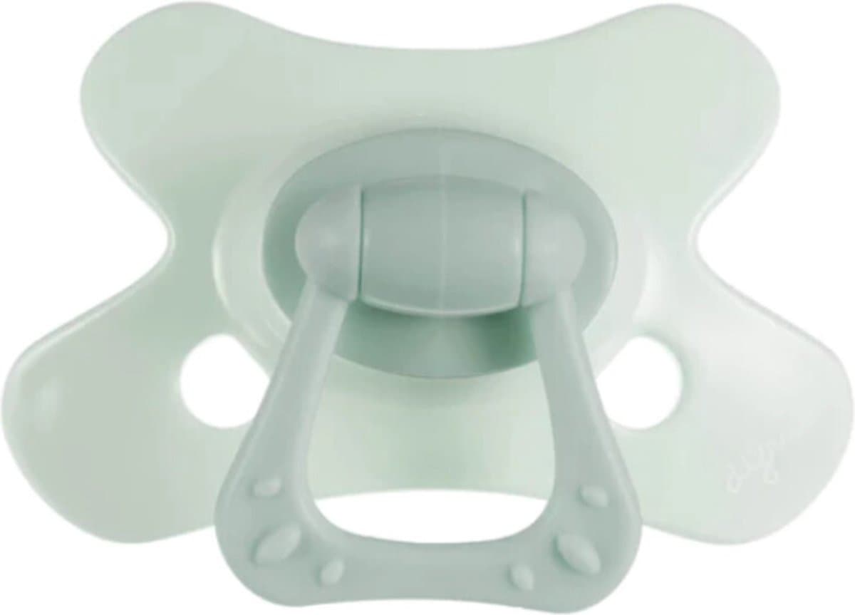 Difrax Fopspeen Natural 12+ mnd Blauw