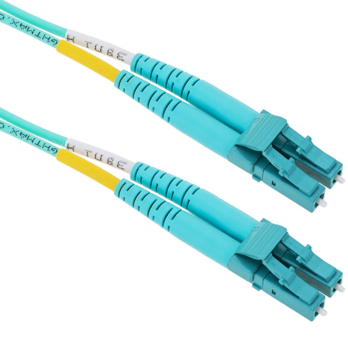 BeMatik - OM3-glasvezelkabel van LC naar LC multimode duplex 50/125 50cm