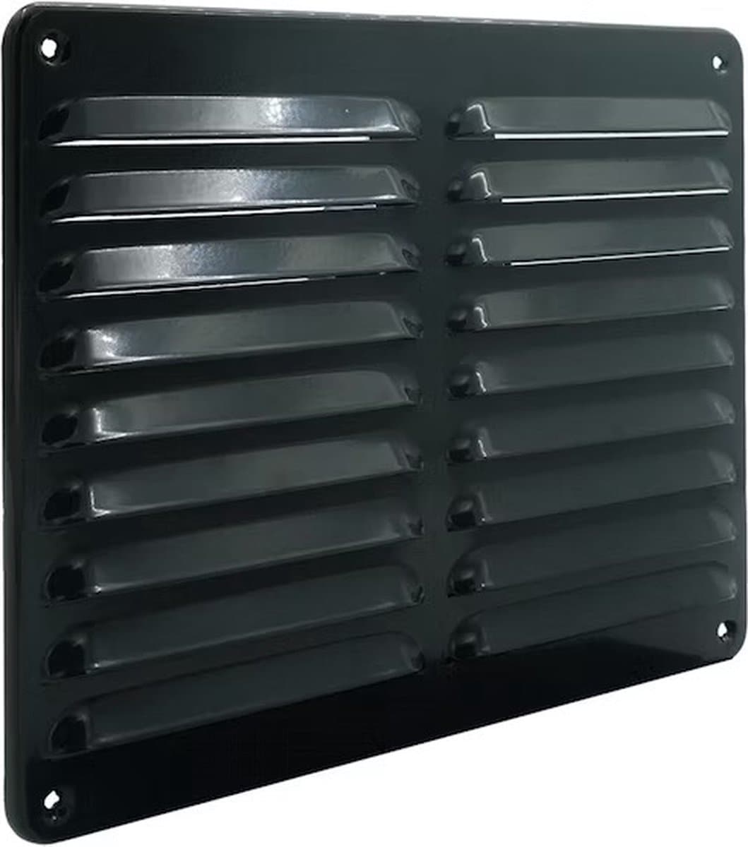 WEHA schoepenrooster opbouw, aluminium 245x195mm - antraciet (24012520 G)