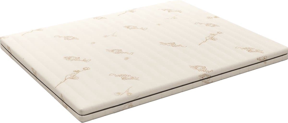 Kikishop Organic Cotton 90x200x10 HYBRID- Koudschuim- Topmatras-Topdekmatras
