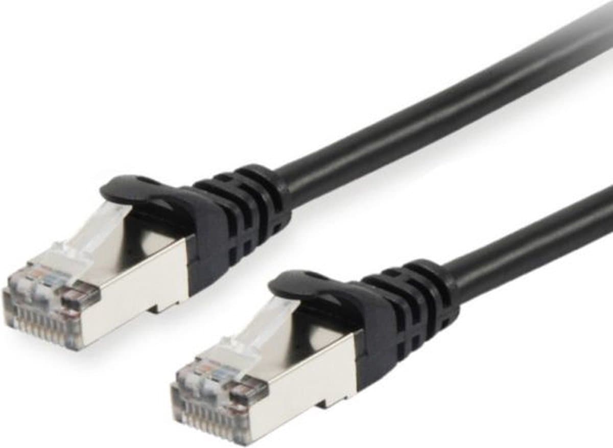 Equip Patchkabel RJ45 Cat6A S/FTP (S-STP) PIMF 2,00 m zwart