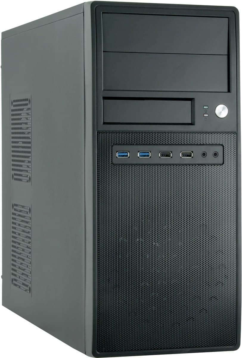 Chieftec CG-04B-OP computerbehuizing Midi-Toren Zwart