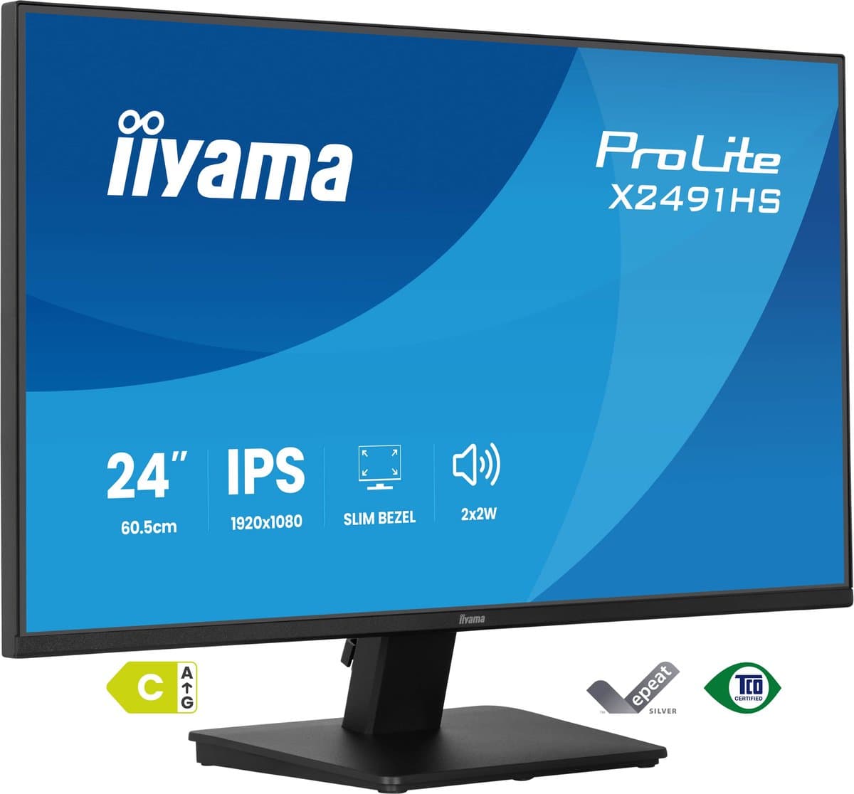iiyama ProLite X2491HS-B1 - 24 inch - Full HD - IPS - speakers