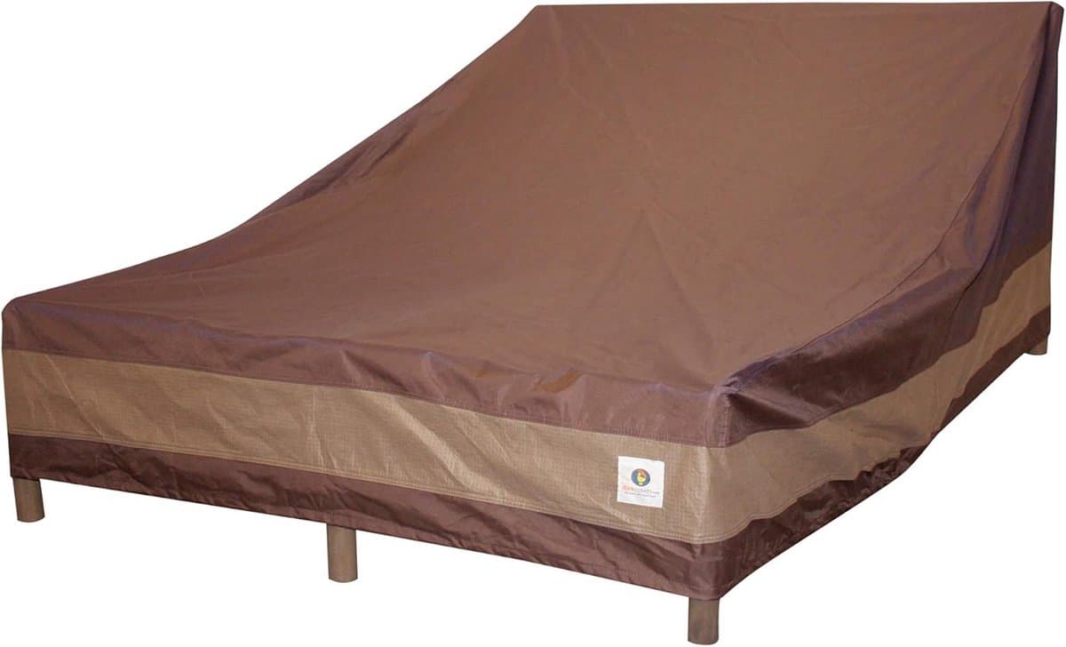Waterdichte Hoes voor Dubbele Chaise Lounge Tuinmeubel - Robuuste Bescherming tegen Weer en Wind