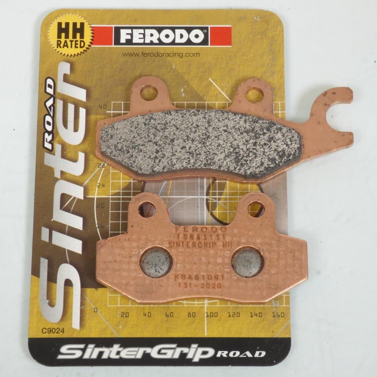 Plaquette de frein Ferodo pour Moto Honda 125 Z Monkey 2018 à 2021 AV / AR Neuf