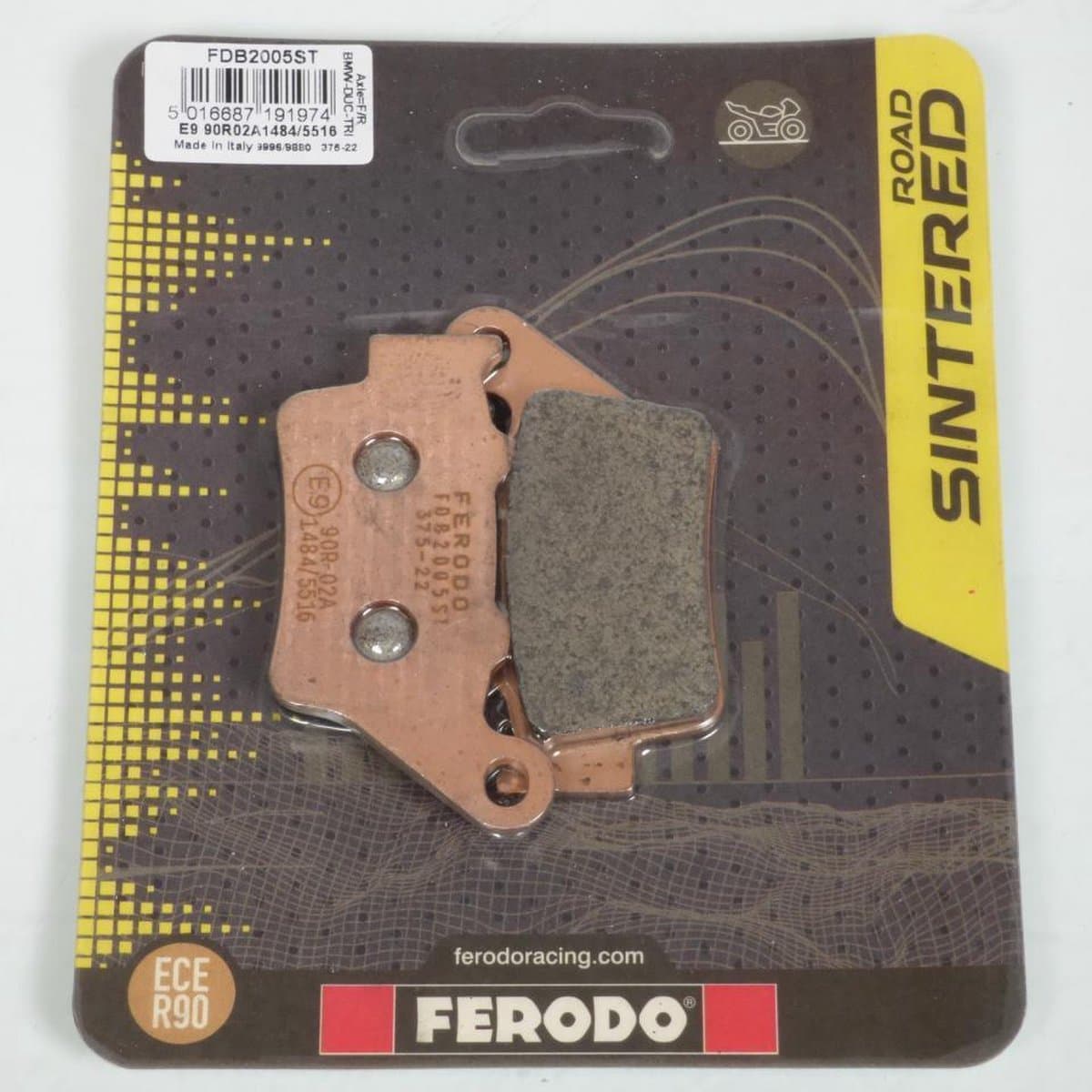 Ferodo-remblok voor BMW 310 G R (2016-2025), achterzijde, nieuw