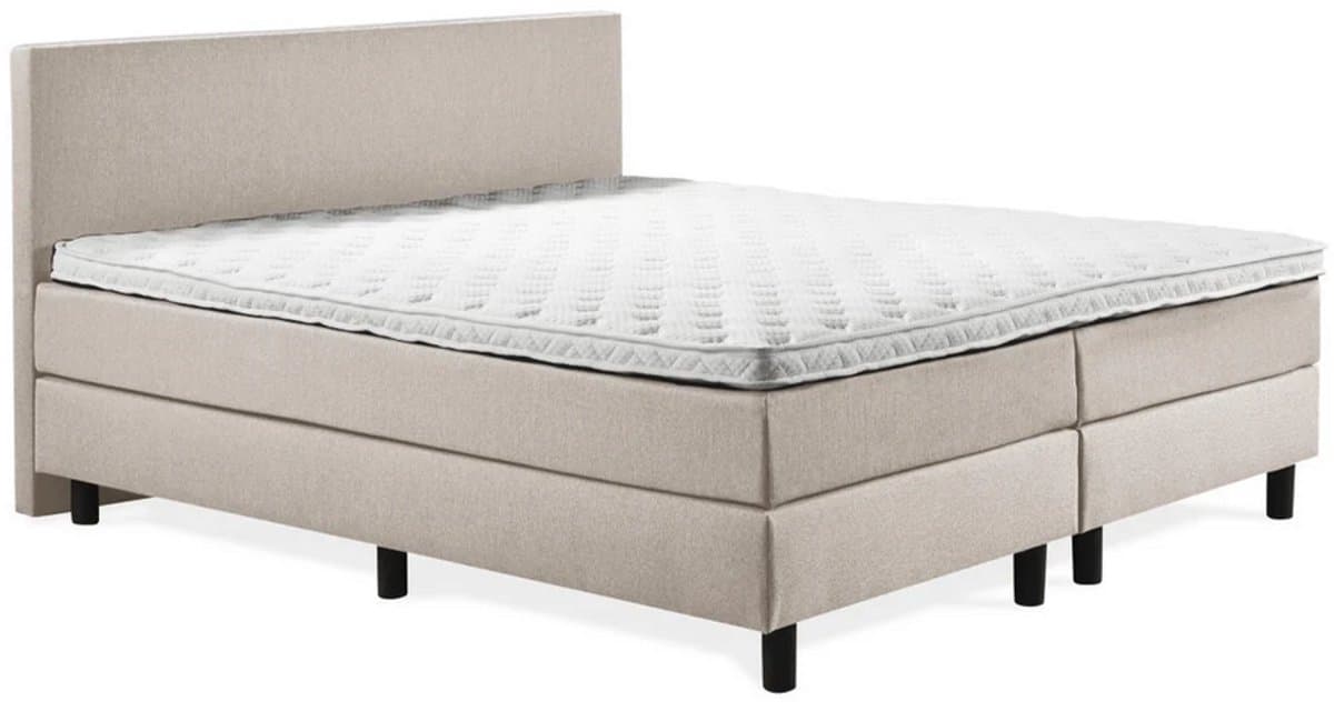 Boxspring Luxe Glade Hoofdbord 130 x 220 Biege