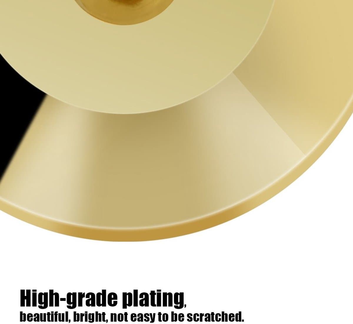 Dailygoods - Spikes Coasters - Schokabsorberende Onderzetters - Goud - Universele Basis Pads - Bescherming voor Speakers - Geschikt voor alle spike vo...