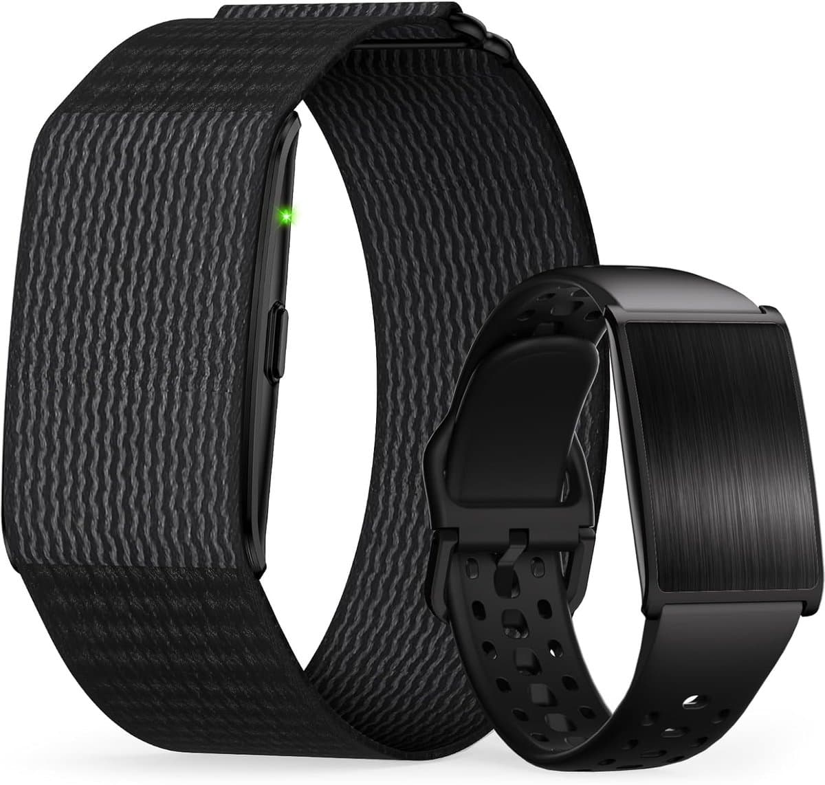 Fitness Tracker - Smartband Gezondheid - Activiteiten Meten - Zonder Scherm AI - 60 Dagen Batterij - Zwart