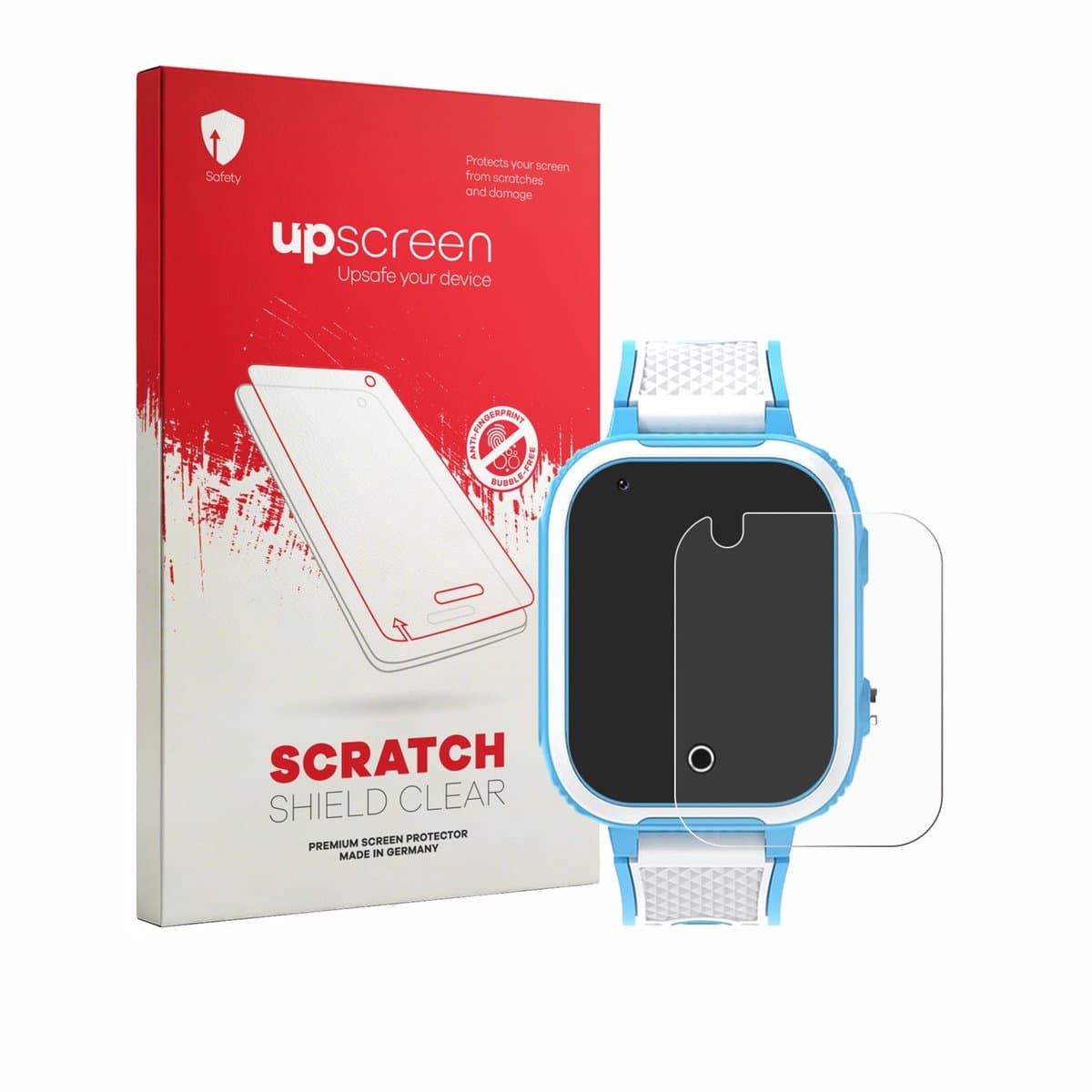 upscreen - Screenprotector voor Olivfant Kids Smartwatch 1.44" - Folie Beschermfolie transparant