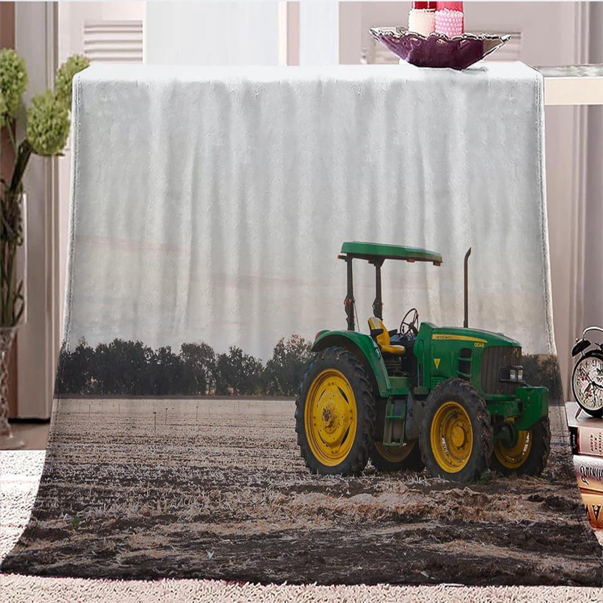 Fleece Deken - Plaid Plaid - Extra Comfort - 100% Microvezel - 220x240cm - Geel