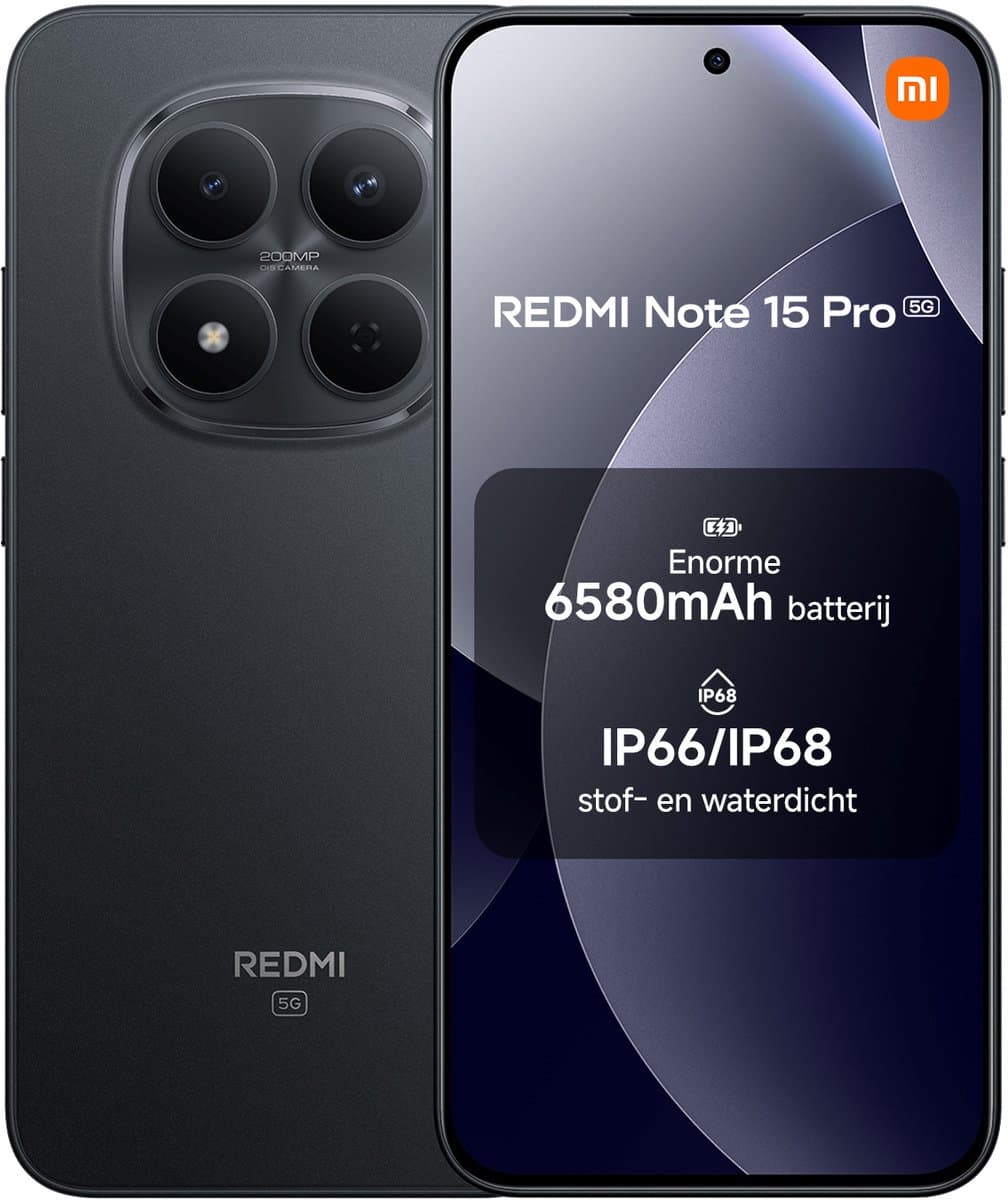 Redmi Note 15 Pro - 5G - 8GB/256GB - Zwart