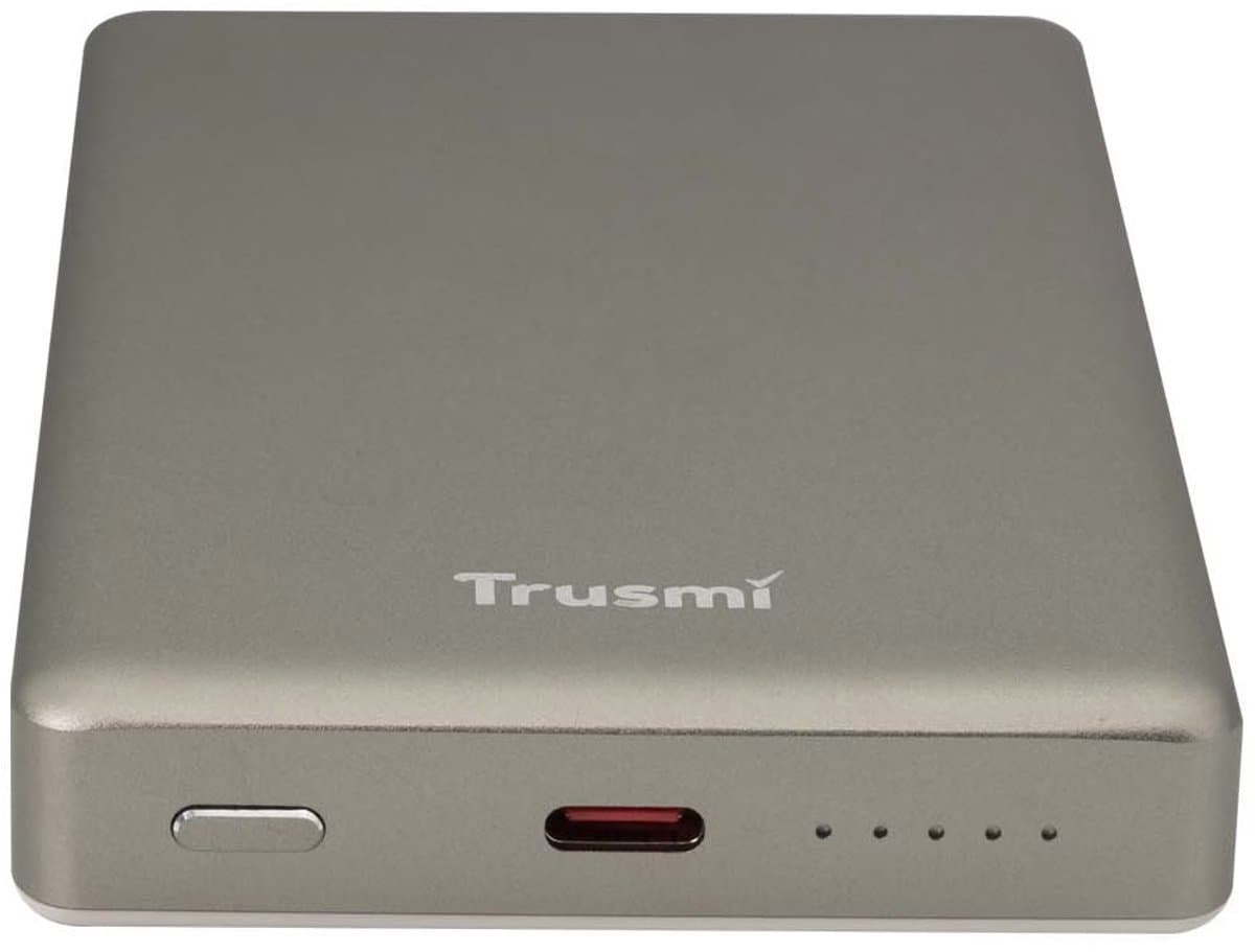 TRUSMI PB01-02 PD 20W Ultra-thin Magnetic Wireless Charging Power Bank 10000mAh Titanium Gold