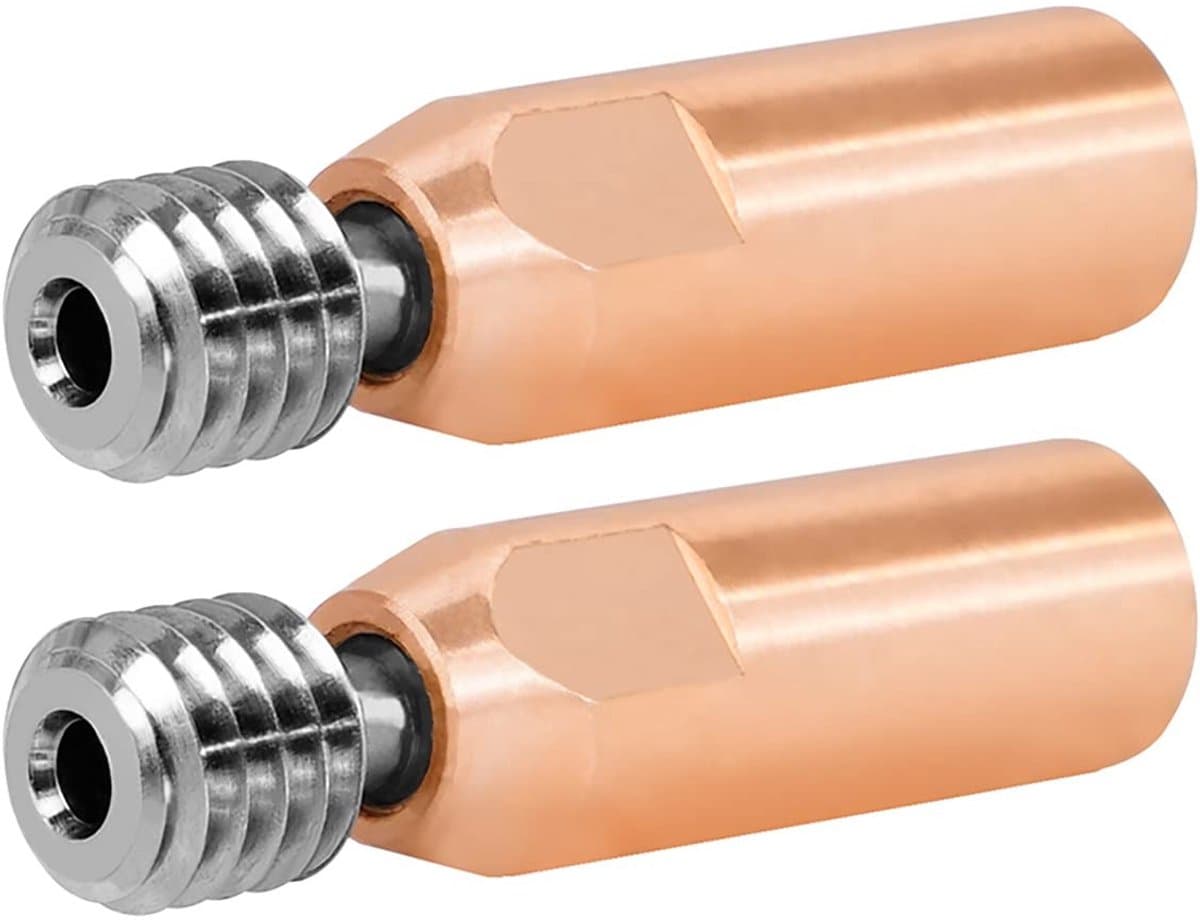 VT Goods - Heatbreak Keel - Titanium en Koperlegering - Hoge Temperatuur Weerstand - 4mm - Geschikt voor Ender 3 - 3D Printer Hotend