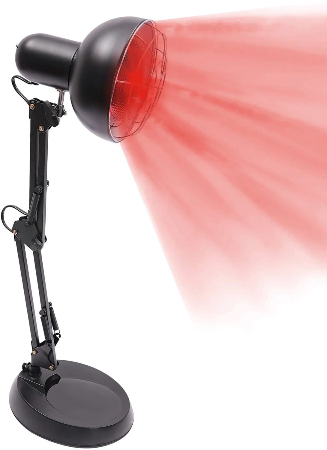 Klarven® Infraroodlamp - Infrarood Warmtelamp - Infraroodlamp Gewrichten - Infraroodlamp Spieren - Infraroodlamp Rug - Voor Spier- en Gewrichtspijn - Rugpijn en Schouderpijn - Warmtetherapie Thuis - B32,8xd23xh19cm