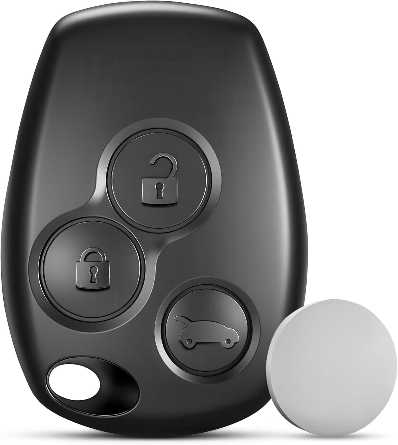 Jongo - Key body without blade, compatible with Renault Clio 3, Twingo 2, Trafic 2, Master 3, Kangoo 2 & Mode - ShopVlot