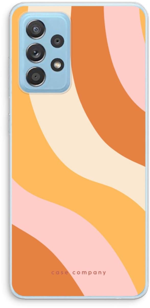 Case Company® - Hoesje geschikt voor Samsung Galaxy A73 hoesje - Radiant - Soft Cover Telefoonhoesje - Bescherming aan alle Kanten en Schermrand