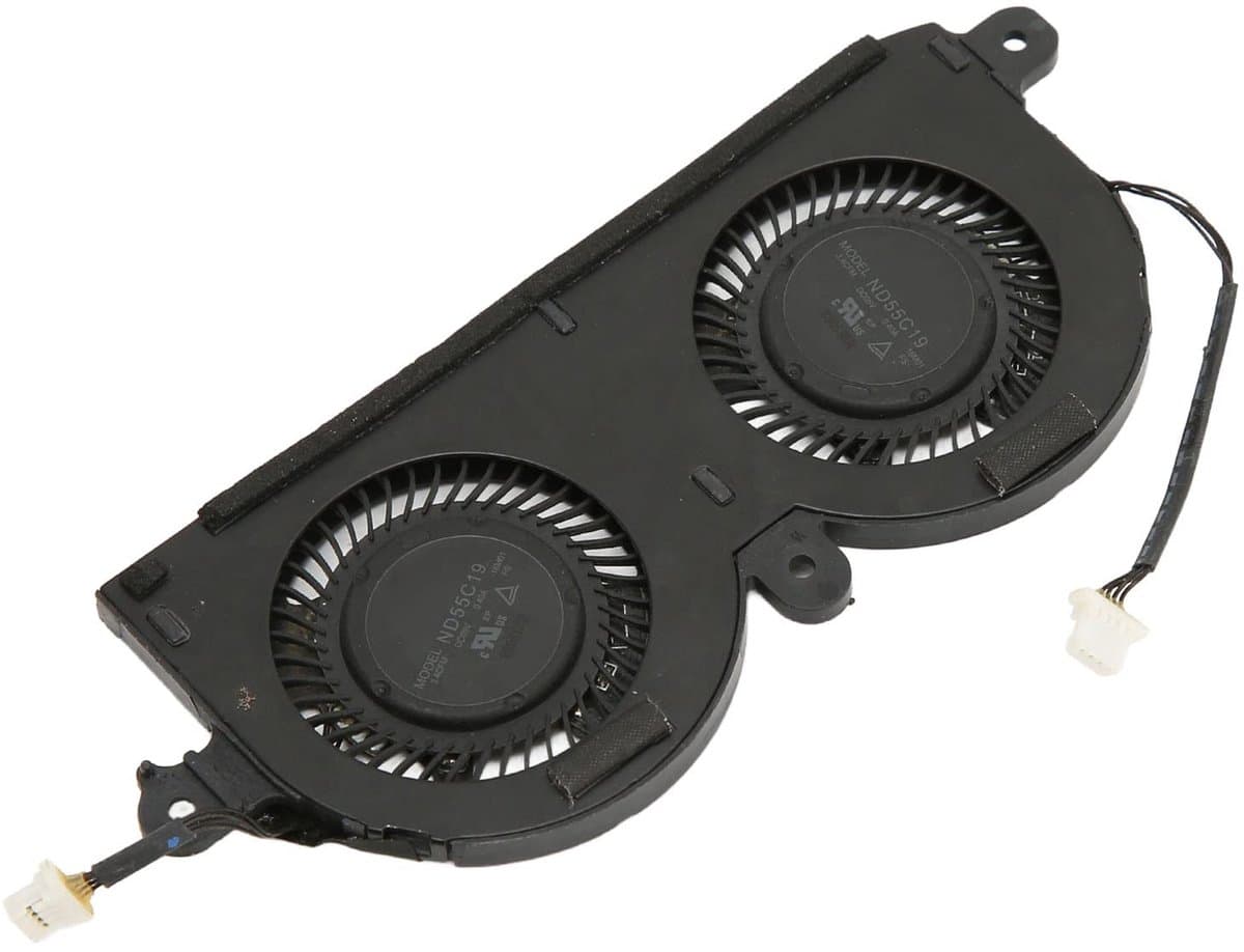 XPS13 CPU Cooling Fan 4Pin Replacement Laptop CPU Cooling Fans for XPS 13 9370 9380 0980WH 980WH ND55C19 16M01, DC 5V 0.4A