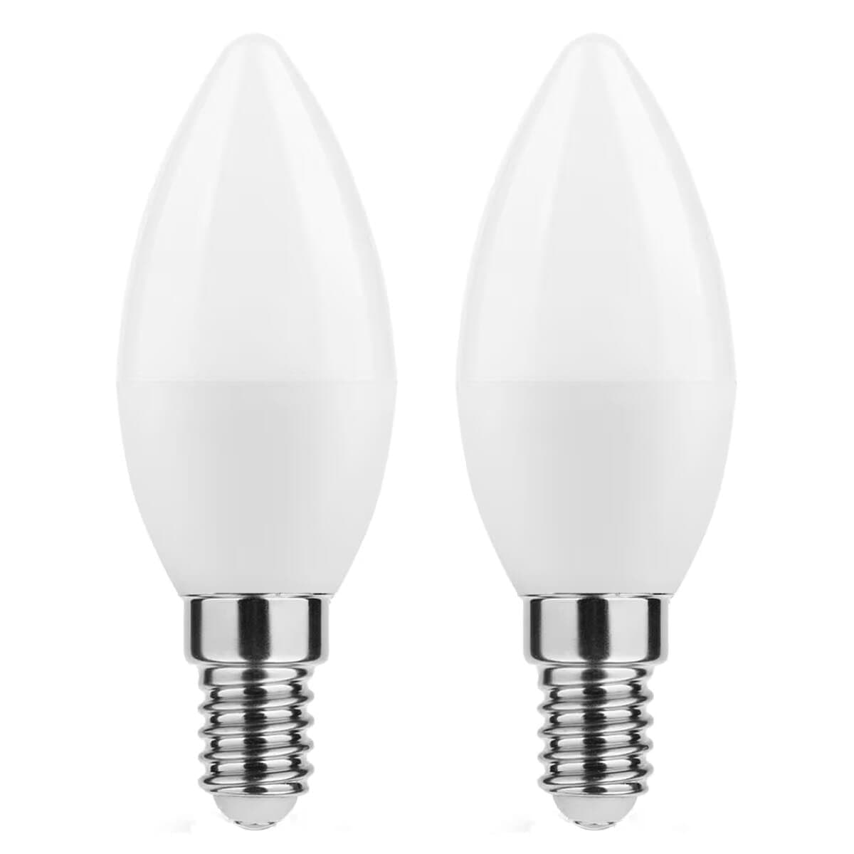 Technik E14 LED Lamp 4.9W - 490lm - 6000K - Daglicht Wit - LED Kaarslamp B35 - Vervangt 45W Halogeen Gloeilamp - 2 stuks