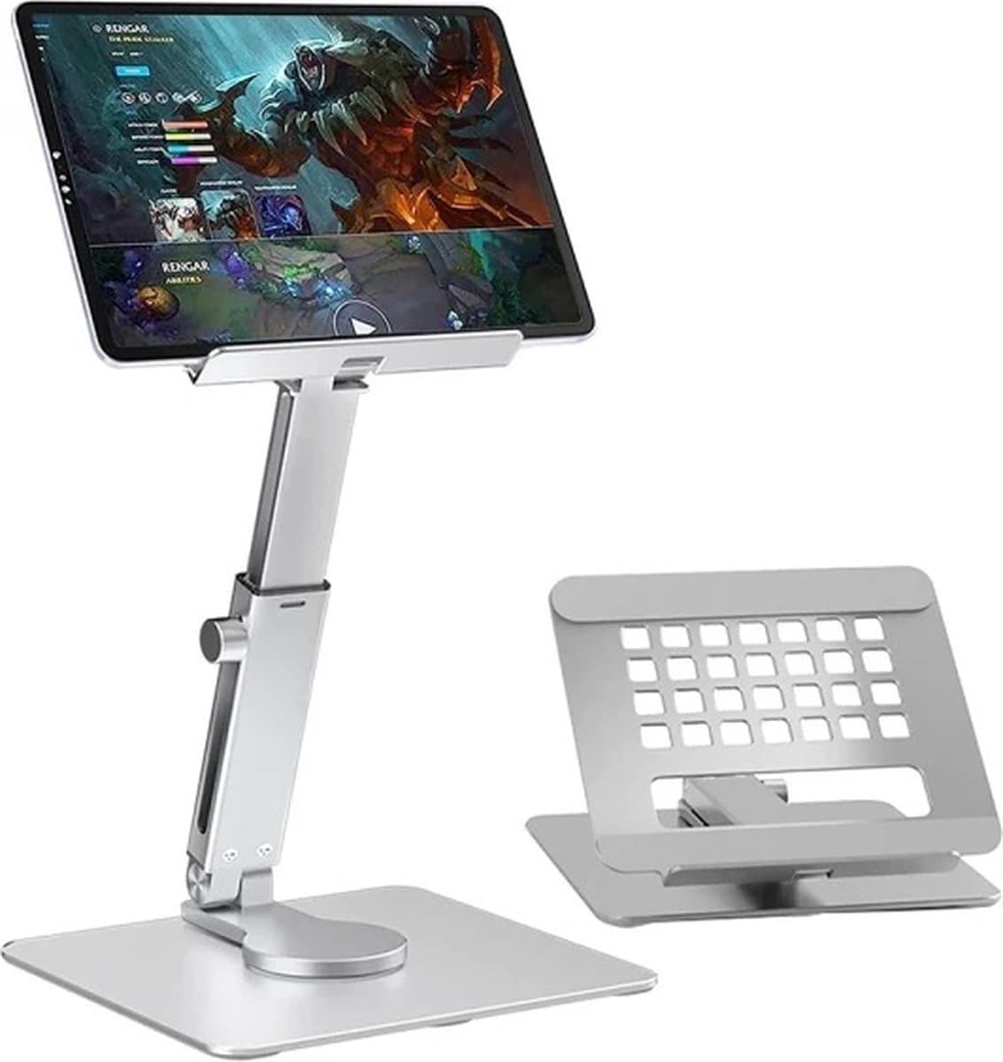 Garpex® Laptop Standaard – Verstelbaar & 360° Draaibaar – Aluminium – Universeel Voor 10 tot en met 17 Inch Apparaten