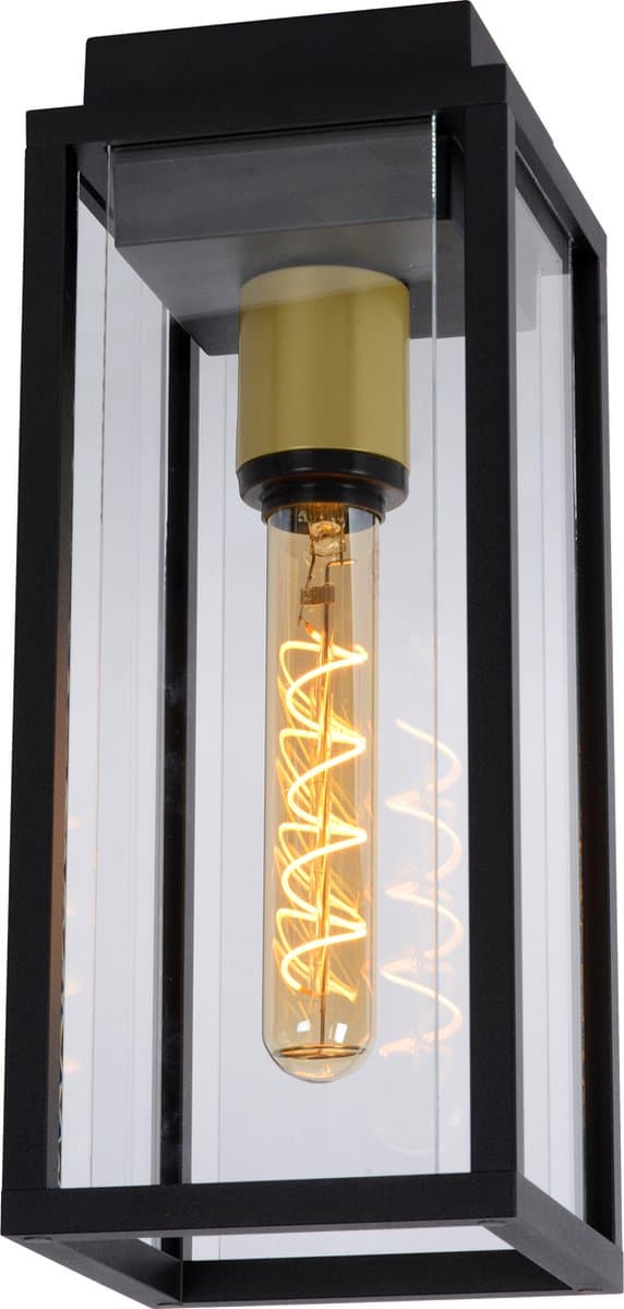 Lucide LAURENS - Plafonnière (Plafondlamp) Binnen/Buiten - 1xE27 - IP54 - Zwart