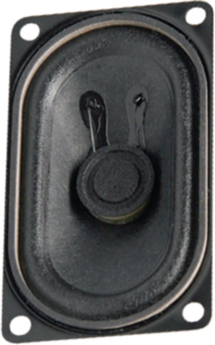 Visaton SC 4.7 ND - 8 Ohm 2.8 inch 7 cm Breedband-luidspreker 2 W 8 Ω Zwart Ovaal, Magnetisch afgeschermd