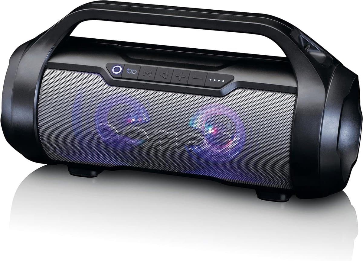 Draagbare Speaker - Bluetooth Box - Muziek Streamen - Spatwaterdicht IPX5 - 24 Watt - Zwart