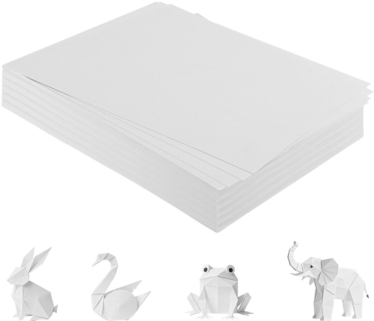 Omgoods - 400 Vel A4 Wit Cardstock 160gsm - Dikke Printer Papier voor Creatieve Projecten