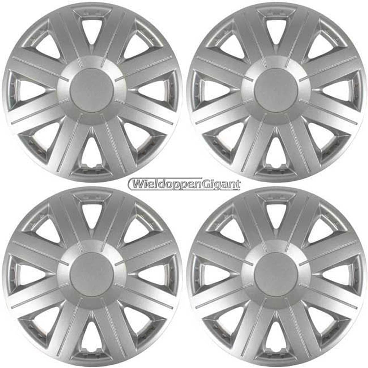 GoodGo Wieldoppen COSMO-S 13" zilver. Set a 4 stuks (CONTROLEER UW BANDENMAAT en lees a.u.b. de onderstaande, uitgebreide tekst!)