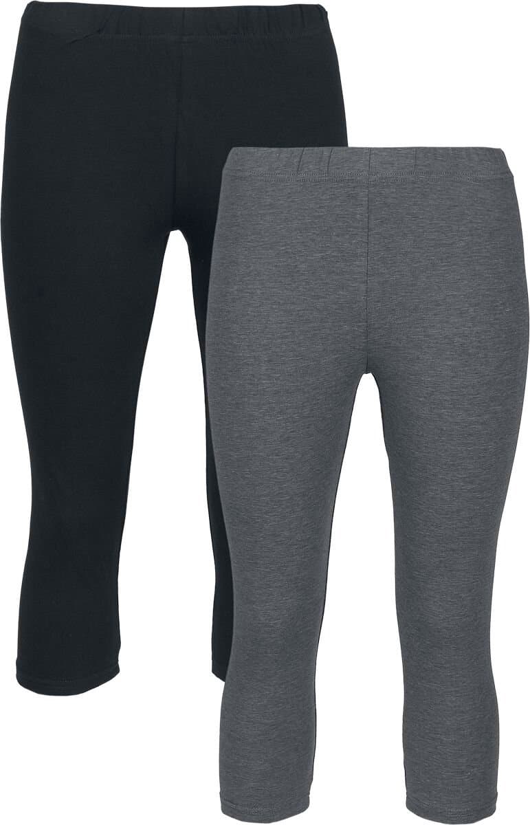 R.E.D. Rock-Engineered Design basic legging met elastische taille in dubbelpack - Dames - XXL