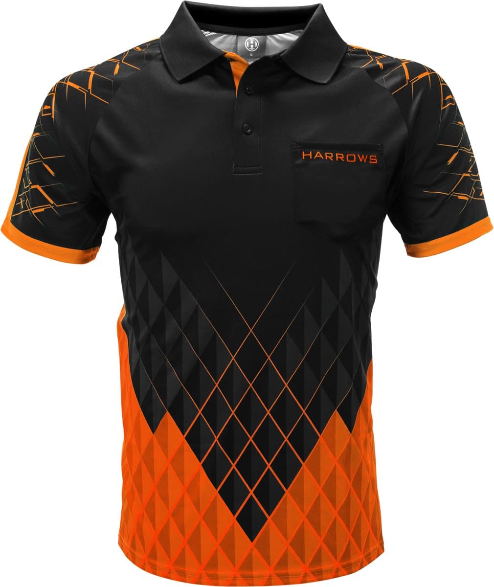 Harrows Paragon Dartshirt Orange - Dart Shirt XL