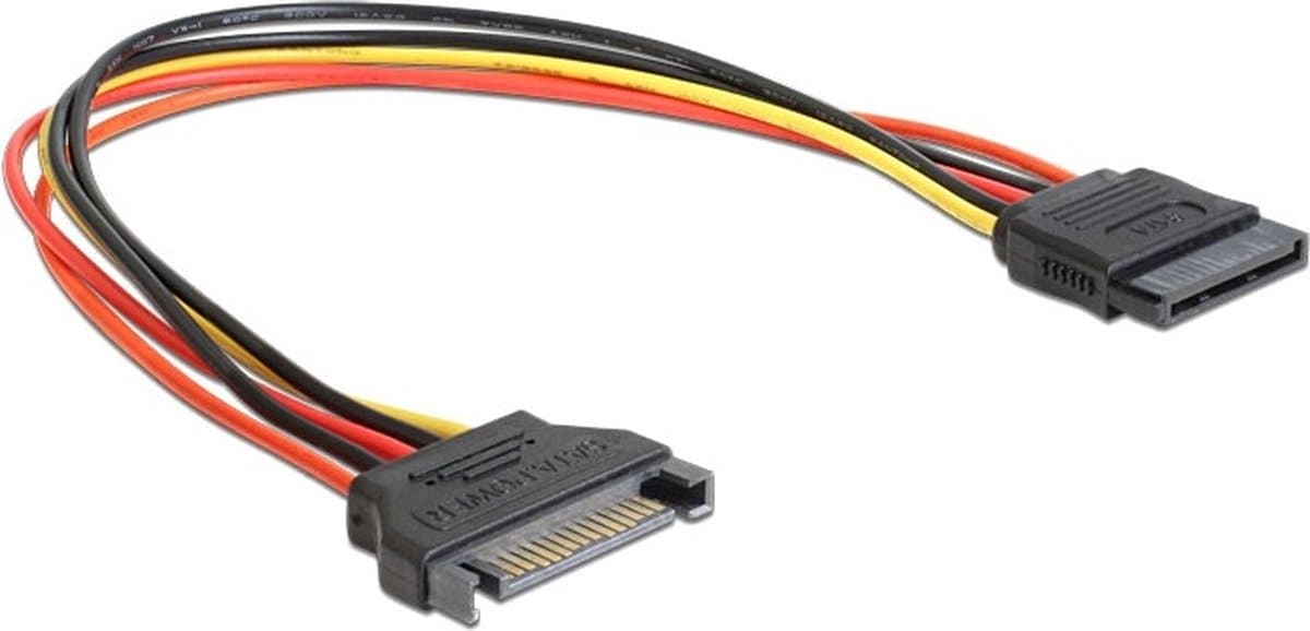 SATA voeding verlengkabel - 0,15 meter