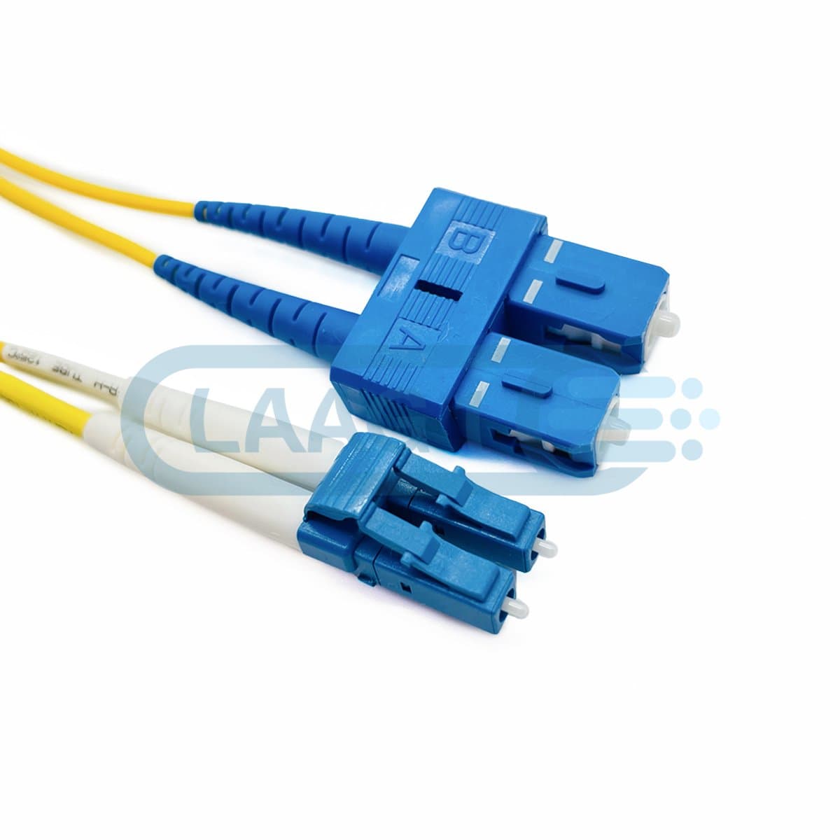 Laag1 - Glasvezel Patchkabel - Duplex LC/UPC naar SC/UPC - 50.0m