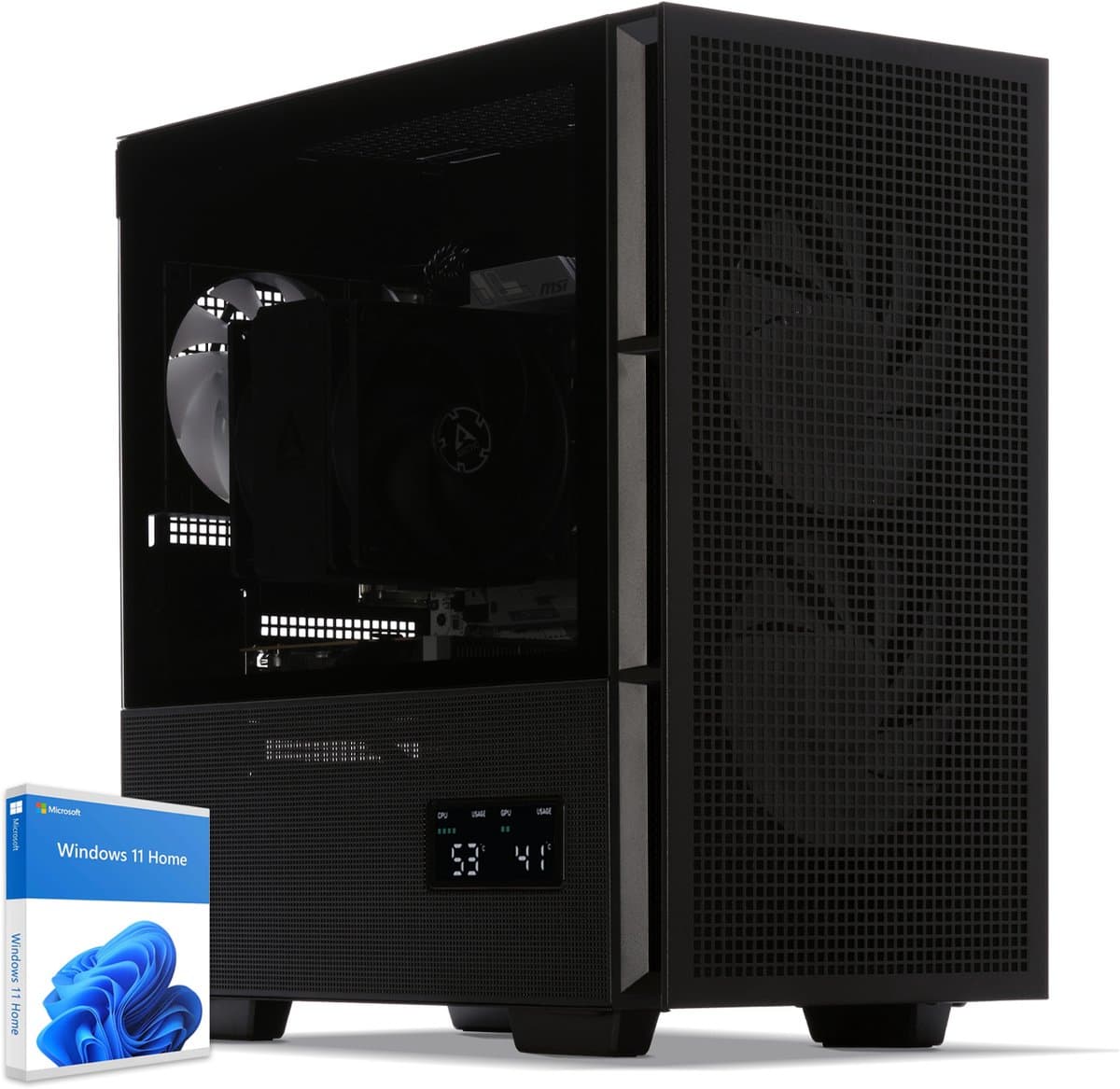 Sedatech Advanced Gaming PC ATX RGB • Intel i5-14600KF 14x 3.5GHz • Geforce RTX5060 • 32Gb DDR5 • 2Tb SSD M.2 • WiFi • Bluetooth, USB C • Windows 11 • Desktop computer
