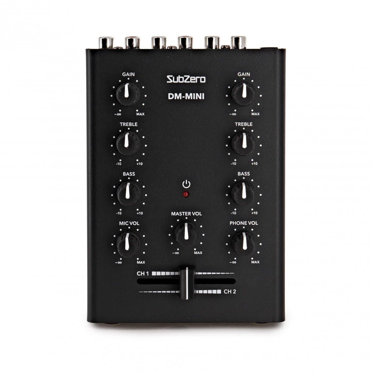 SubZero 2-Kanaals Mini DJ-mixer