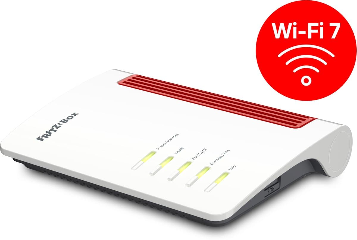 FRITZ!Box 4630 International – Wi-Fi 7 Dual-band Router – 3568 Mbit/s – 2.5 Gigabit Ethernet