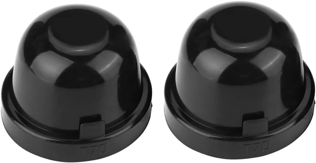 Stofkap 70 mm PVC rubberen schaal voor stofdichte koplampen 2 stuks