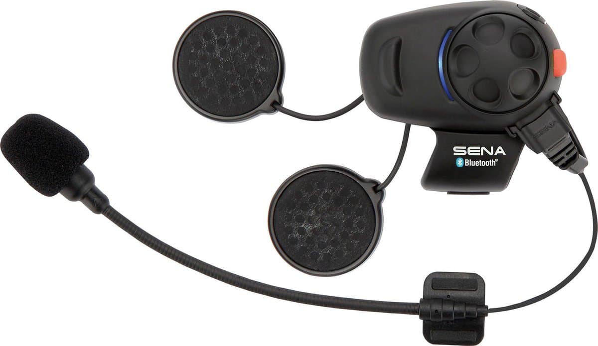 Sena Smh5 Met Universele Microfoon Kit Intercom Zwart