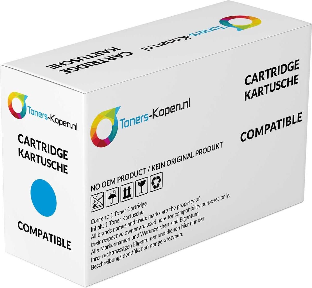Xerox Phaser 7760 Toner 106R01161 Cyaan 25000pag - Huismerk Compatible - Phaser 7760 DN DNM DX GX N NM Series V DN V DX V GX - 106R01161 compatible 106R01161 alternatief Xerox toner Tonercartridge XL